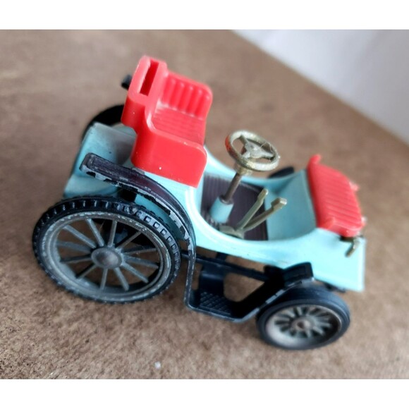 GAMA TOY DIECAST 2 Seater Light Blue Body Red Seat & White Canopy 1:46 W GERMANY - Picture 12 of 16